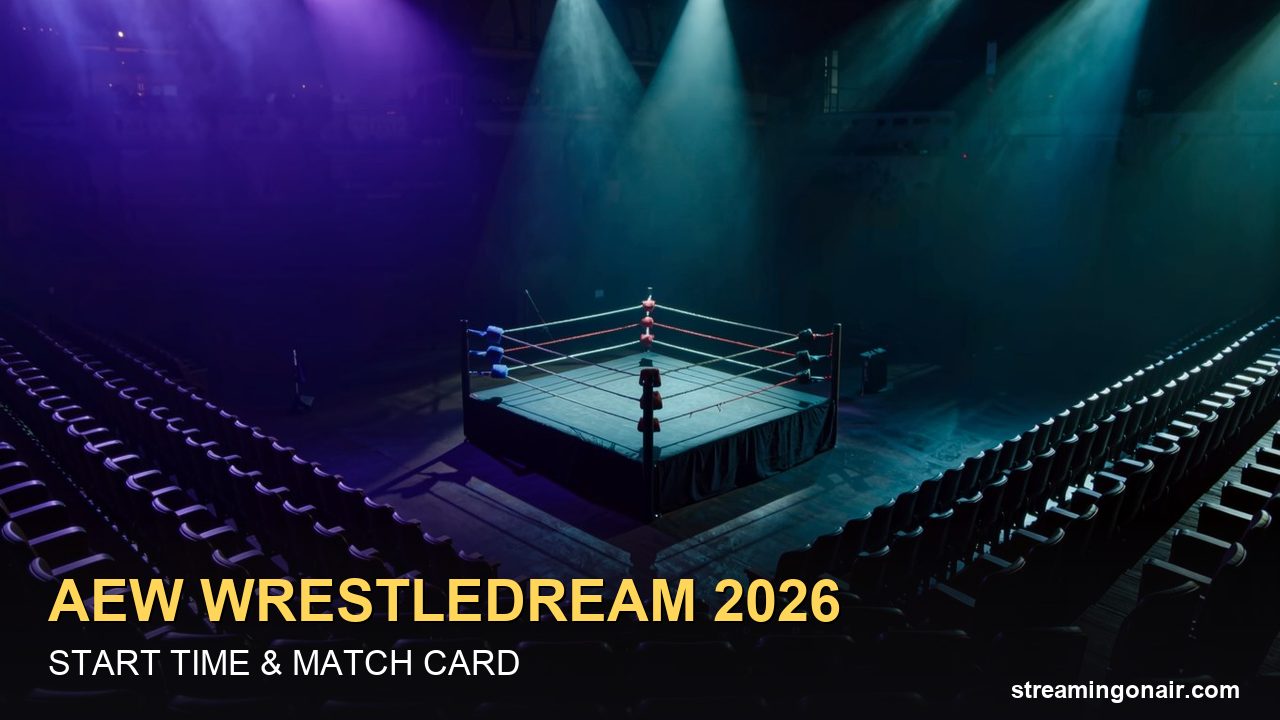 AEW WrestleDream 2026 Start Time, Match Card and How to Watch