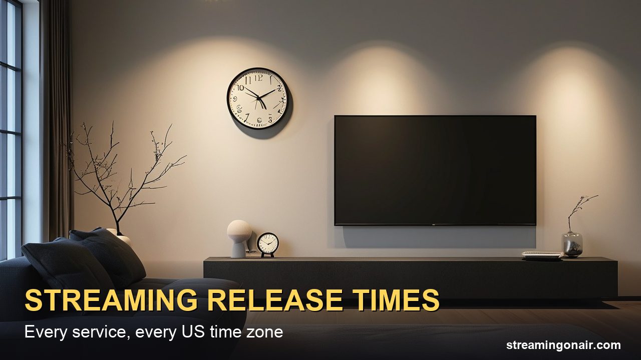 What Time Do New Shows Drop? Streaming Release Times by Service and Time Zone