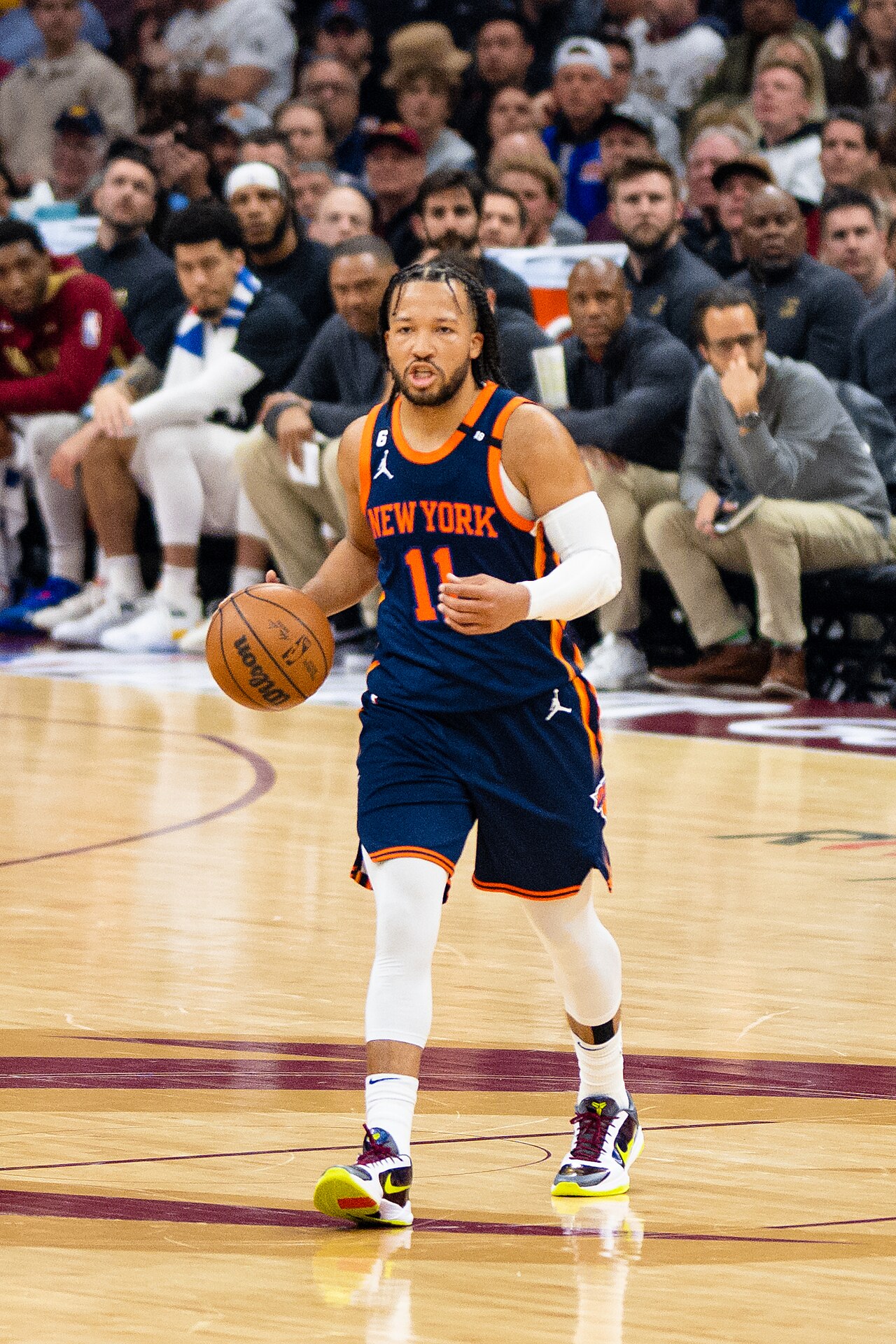 Jalen Brunson of the New York Knicks, who hosts the Saturday Night Live season 52 premiere